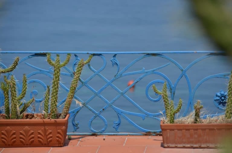 Scilla – blue fence, July 2015 (Calabria)