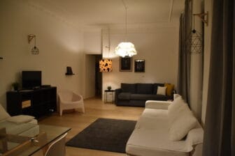 La sala del Airbnb a Seregno