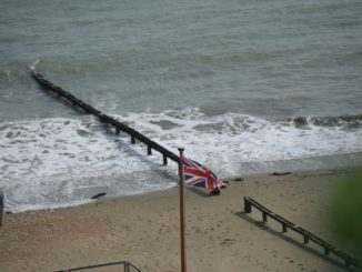 Inghilterra, Isola di Wight – ombrelloni, set. 2014