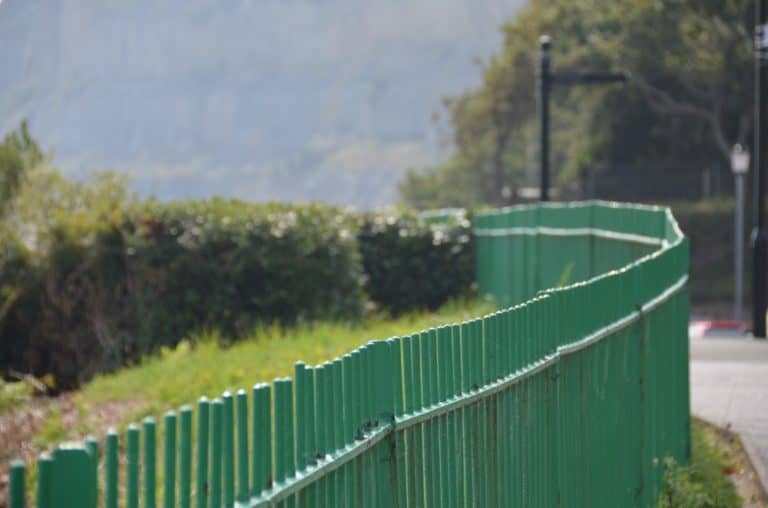 England, Isle of Wight – green fence, Sept.2014 (Isle of Wight)