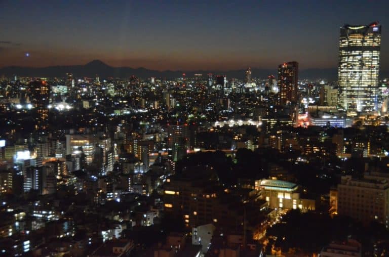 日本、東京、芝―夜景 2015年1月 (東京)