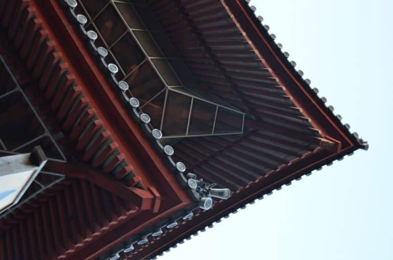 日本、東京、芝―軒下 2015年1月 (東京)