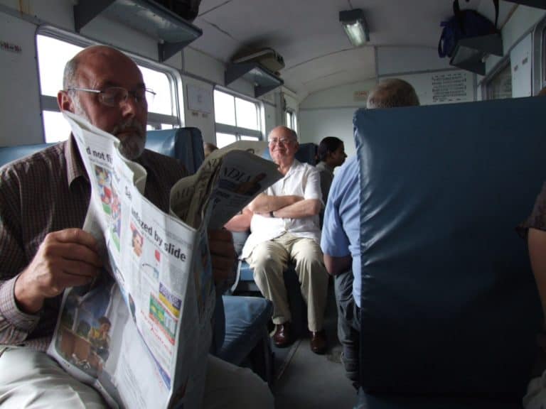 India, from Shimla – inside the train, Sept.2006 (Shimla)
