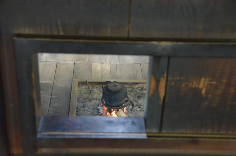 Shirakawago – looking down the furnace, Mar.2016 (Gifu)