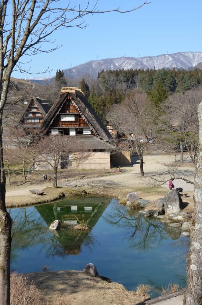 Shirakawago – museum – reflection, Mar.2016 (Gifu)
