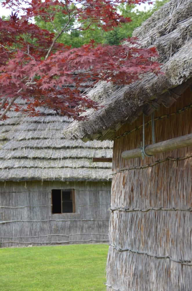 Japan, Shiraoi – traditional houses, Sept. 2014 (Shiraoi)