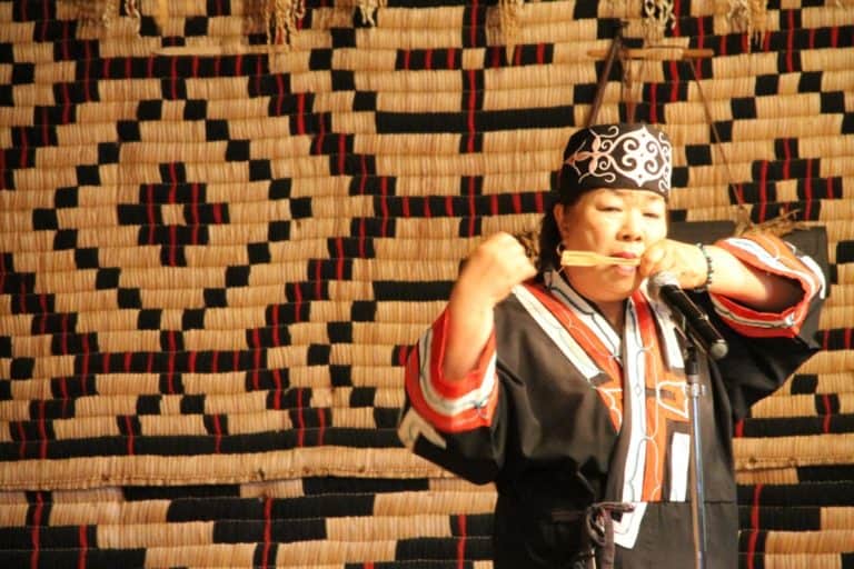 Japan, Shiraoi – traditional instrument, Sept. 2014 (Shiraoi)