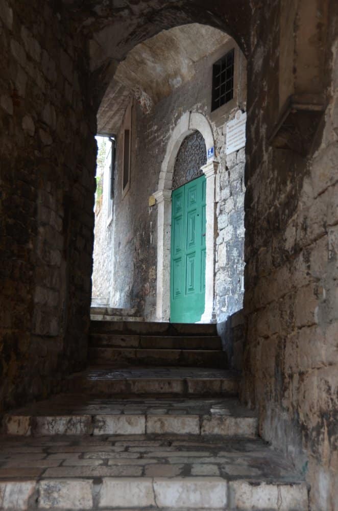 Croazia, Sibenico – porta verde, lug. 2014 (Sibenico)