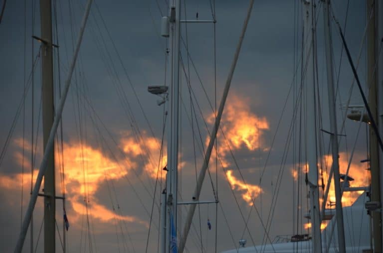 Croazia, Sibenico – fiamme?, lug. 2014 (Sibenico)