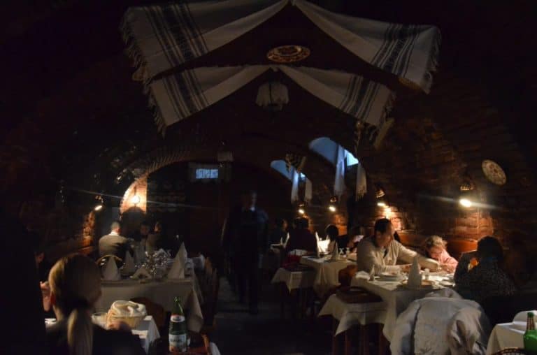 Romania, Sibiu – restaurant, Apr.2014 (Sibiu)