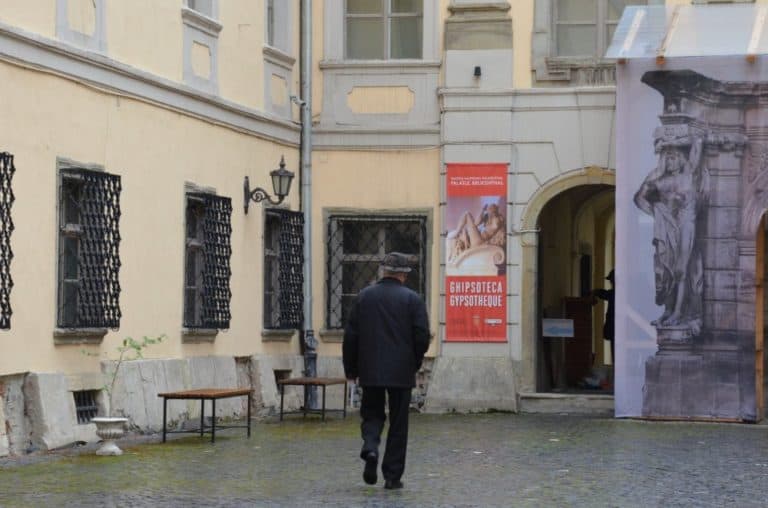Romania, Sibiu – a man, Apr.2014 (Sibiu)