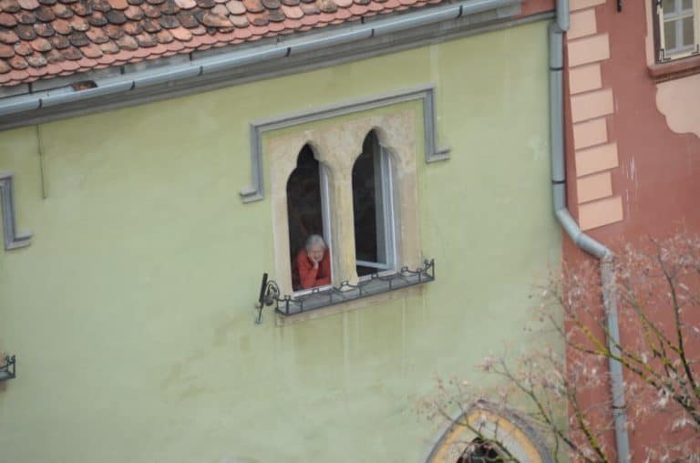 Romania, Sighisoara – guardare, apr. 2014 (Sighisoara)