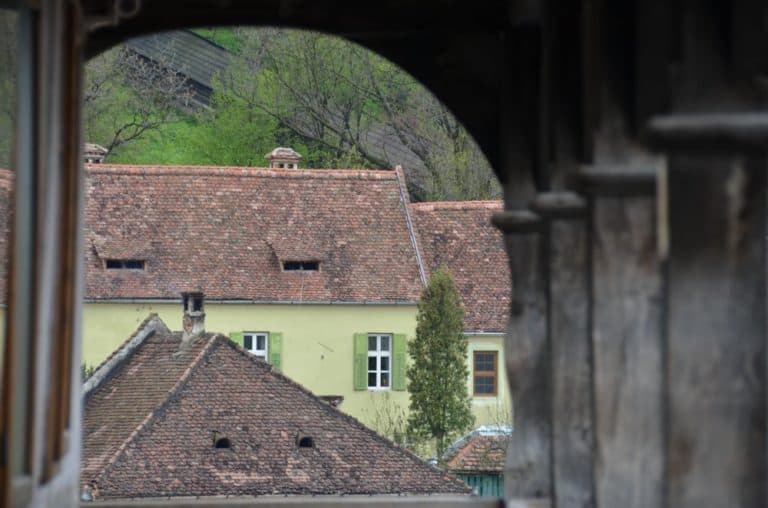 Romania, Sighisoara – corridor, Apr. 2014 (Sighisoara)
