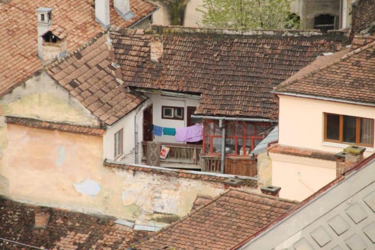 Romania, Sighisoara – washings, Apr. 2014 (Sighisoara)