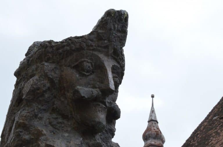 Romania, Sighisoara – face, Apr. 2014 (Sighisoara)