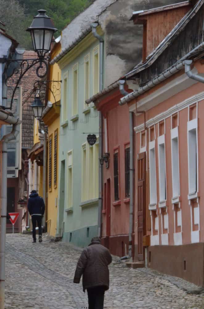 Romania, Sighisoara – slope, Apr. 2014 (Sighisoara)