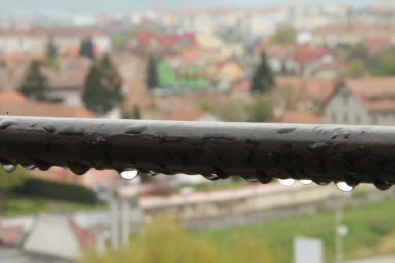 Romania, Sighisoara – raindrops, Apr. 2014 (Sighisoara)