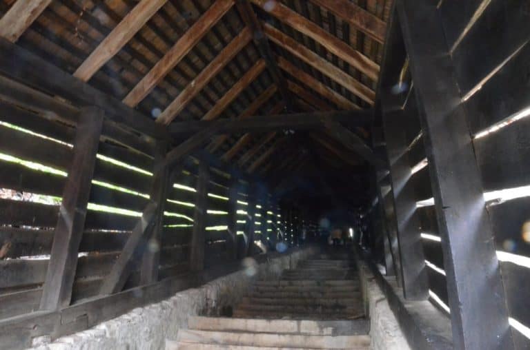 Romania, Sighisoara – covered staircase, Apr. 2014 (Sighisoara)