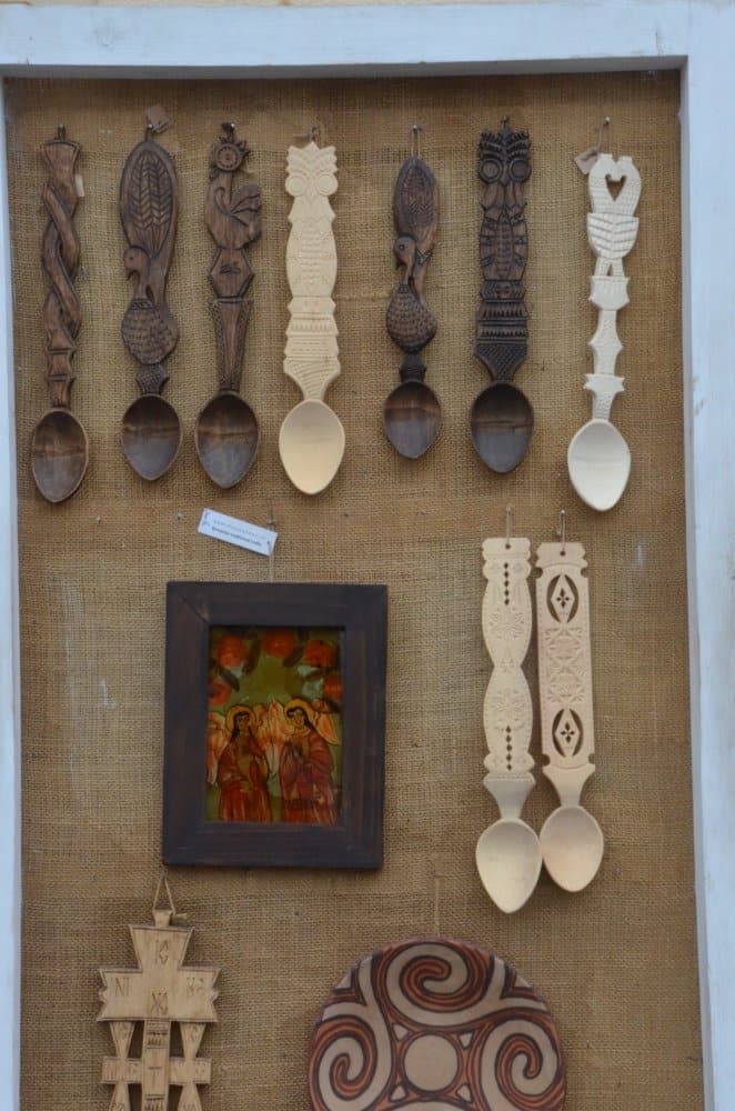 Romania, Sighisoara – spoons, Apr. 2014 (Sighisoara)