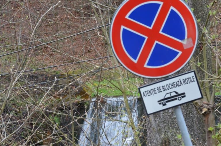 Romania, Sinaia – sign, Apr. 2014 (Sinaia)