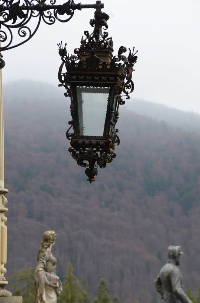 Romania, Sinaia – lamp, Apr. 2014 (Sinaia)