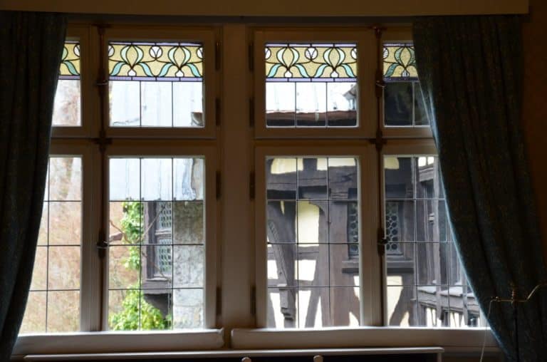 Romania, Sinaia – from the window, Apr. 2014 (Sinaia)