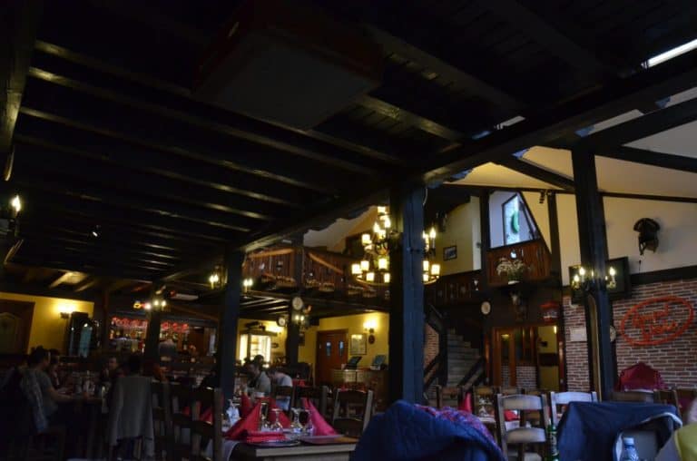 Romania, Sinaia – restaurant, Apr. 2014 (Sinaia)