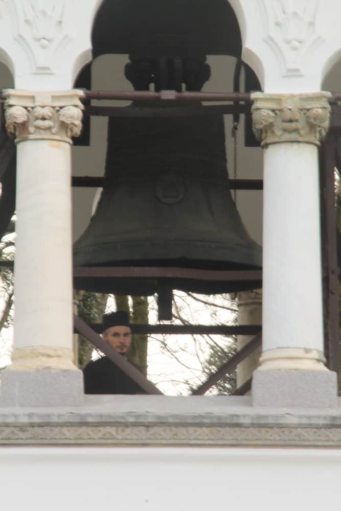 Romania, Sinaia – monk, Apr. 2014 (Sinaia)