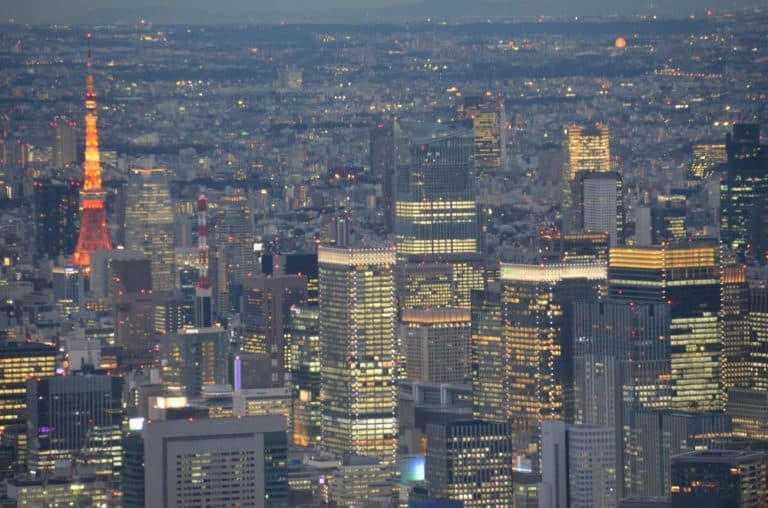 日本、東京－スカイツリーからの眺め１４2014年1月 (東京)