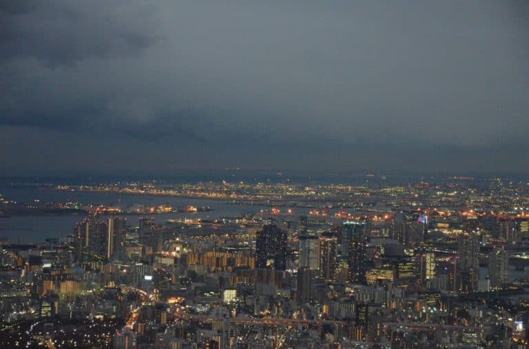 日本、東京－スカイツリーからの眺め１０2014年1月 (東京)