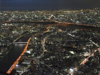Giappone, Tokyo – panorama dallo Sky Tree 20, gen. 2014
