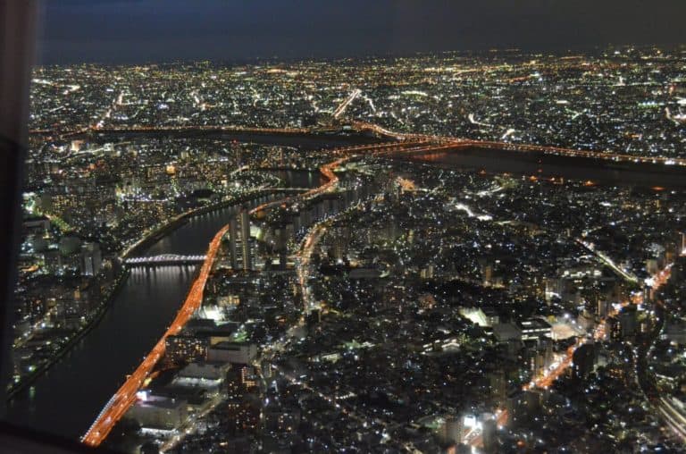 日本、東京－スカイツリーからの眺め８2014年1月 (東京)