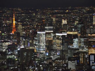 Giappone, Tokyo – panorama dallo Sky Tree 20, gen. 2014