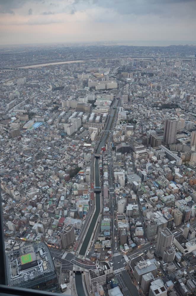 日本、東京－スカイツリーからの眺め２２2014年1月 (東京)