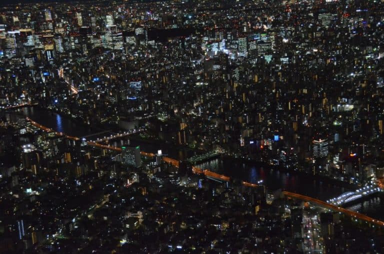 日本、東京－スカイツリーからの眺め４2014年1月 (東京)