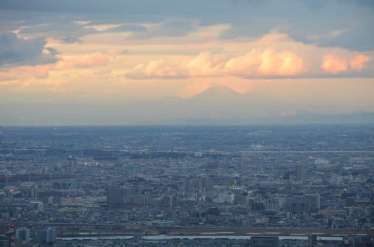 日本、東京－スカイツリーからの眺め２０2014年1月 (東京)