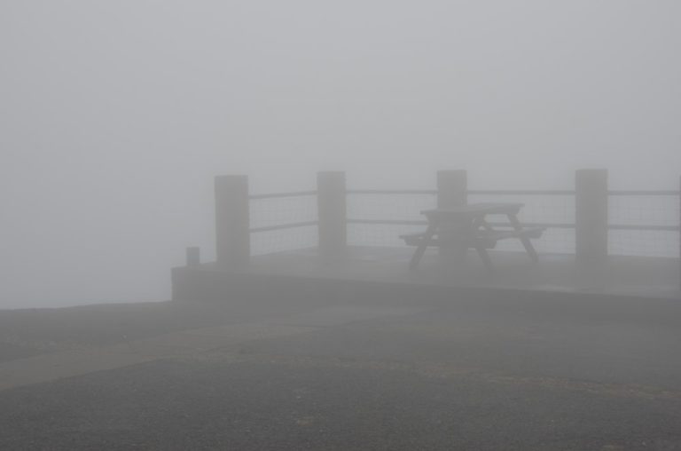 Isle of Man, Snaefell – in the fog, May 2014 (Isle of Man)