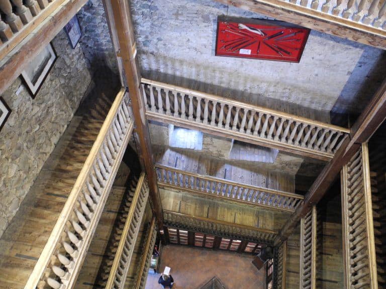 Solferino, Rocca – looking down inside the Rocca, Oct.2017 (Lombardia)