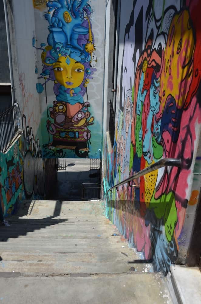 Concepcion – muro delle scale, Dic.2015 (Valparaiso)