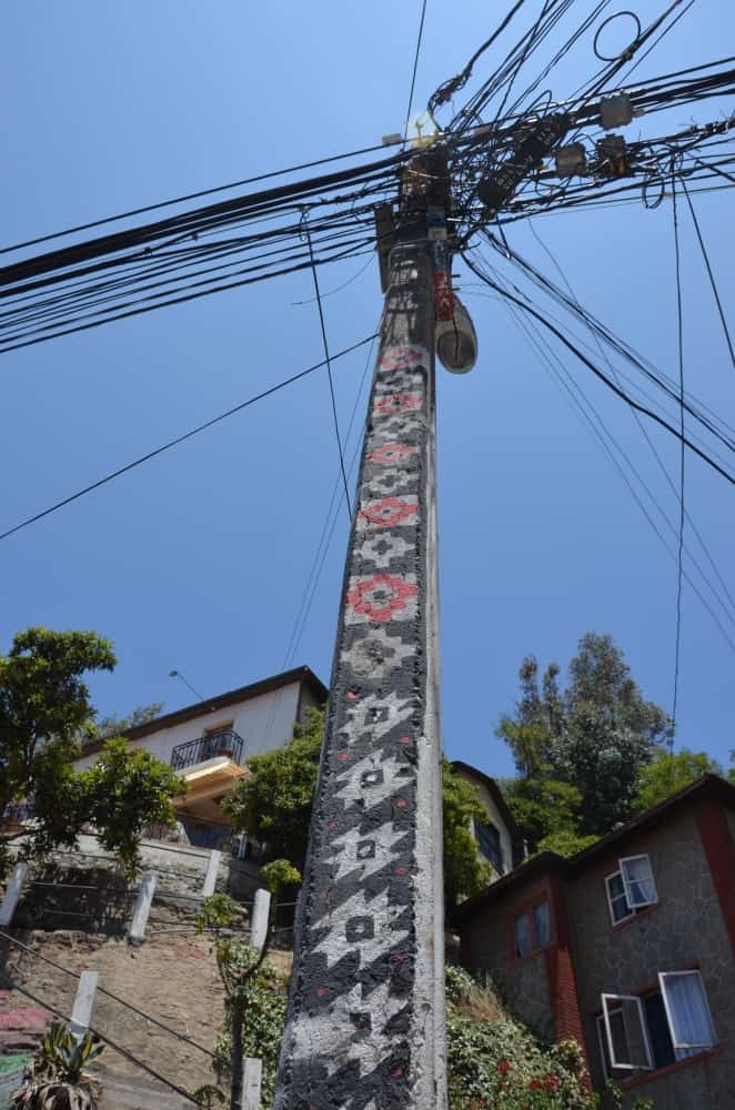 Cerro Bellavista – motivi sul palo, Dic.2015 (Valparaiso)
