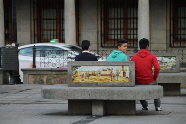 Spain, Toledo – bench, Mar. 2014 (Toledo)