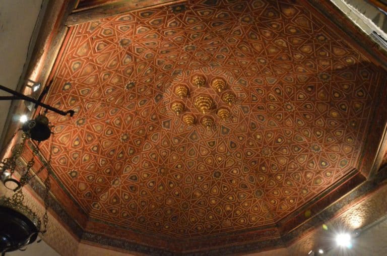 Spagna, Toledo – decorazione sul soffitto, mar. 2014 (Toledo)