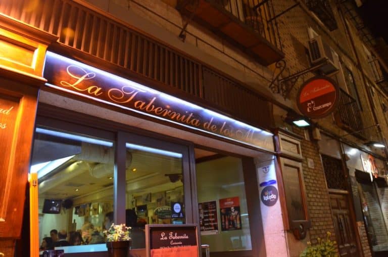 Spain, Toledo – outside Tapas bar, Mar. 2014 (Toledo)