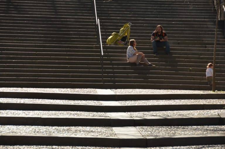 Spagna, Toledo – persone sulle scale, mar. 2014 (Toledo)