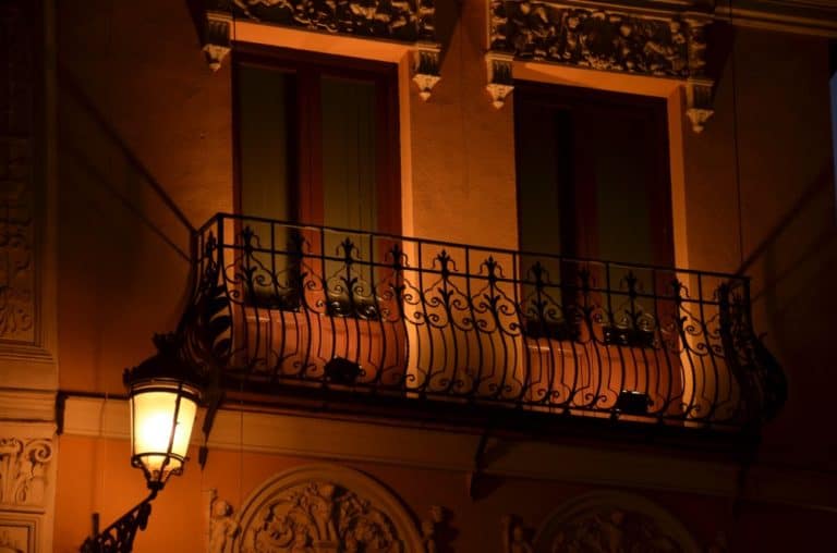 Spain, Toledo – windows at night, Mar. 2014 (Toledo)