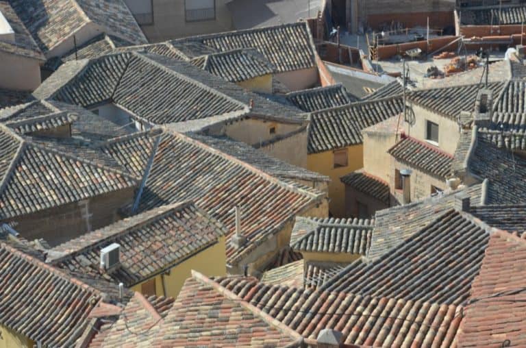Spain, Toledo – roofs, Mar. 2014 (Toledo)