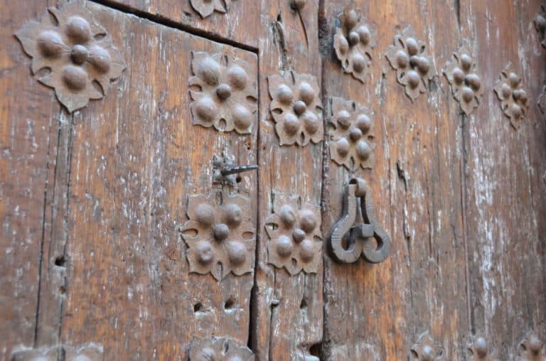 Spain, Toledo – detail of a door, Mar. 2014 (Toledo)