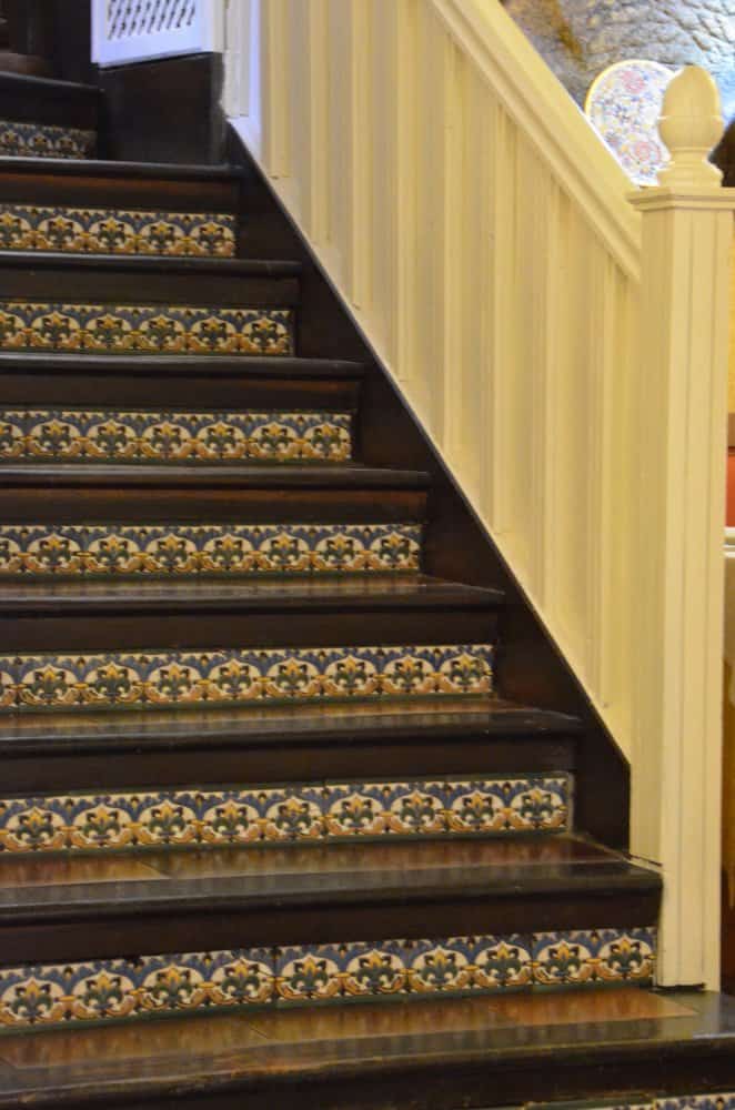 Spain, Toledo – stairs in restaurant, Mar. 2014 (Toledo)