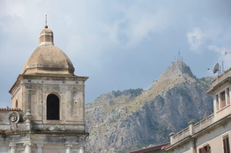 Stilo – church and mountain, July 2015 (Calabria)