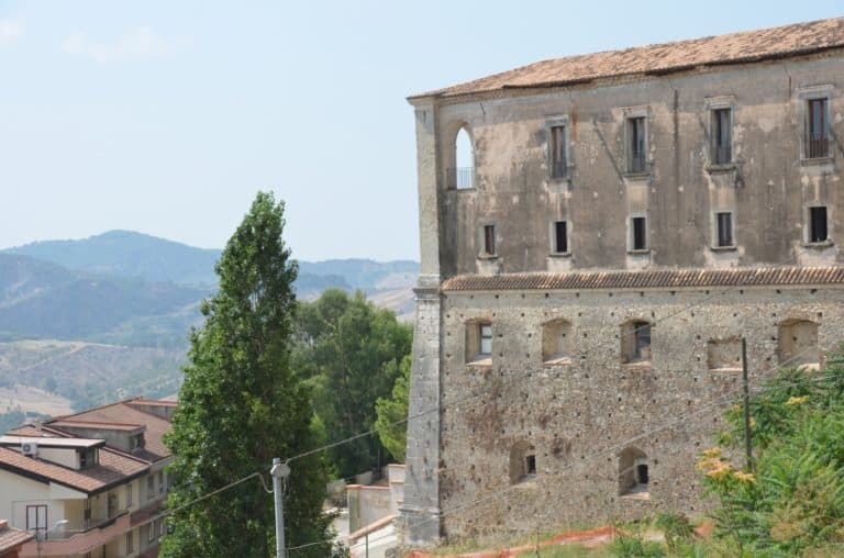 Stilo – building of a church, July 2015 (Calabria)
